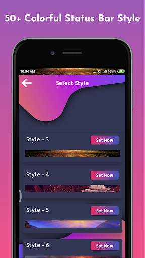 Customized Color Status Bar -  screenshot 2