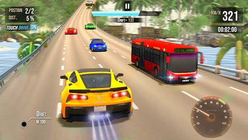 Super Traffic Car Racing Game screenshot 1