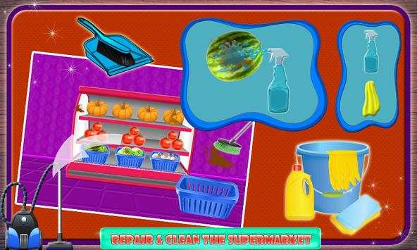 Supermarket - Clean up Game for Kids screenshot 2