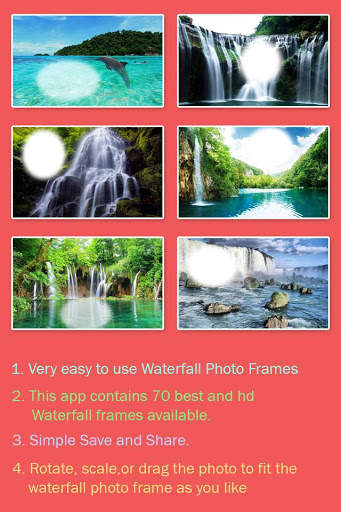 Waterfall Photo Frame screenshot 3