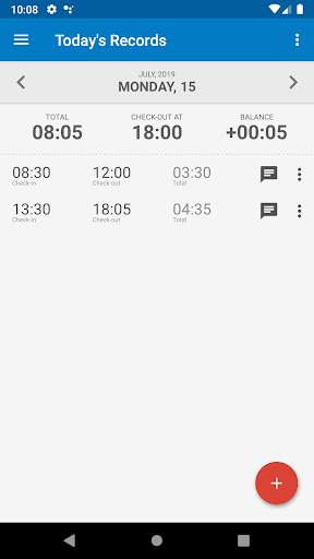 Work Diary - Time Sheets screenshot 1