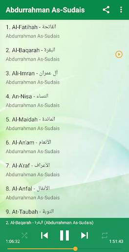 Abdurrahman As-Sudais Full Offline Al Quran MP3 screenshot 1
