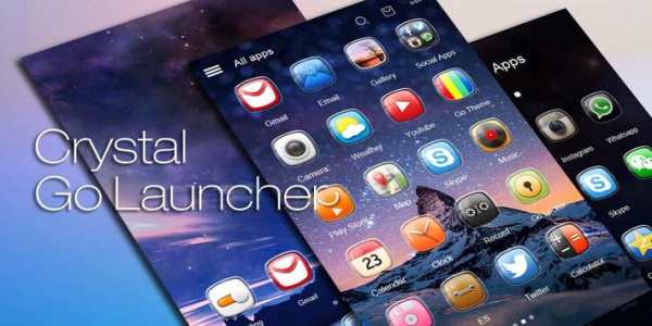 Crystal GO Launcher Theme screenshot 1