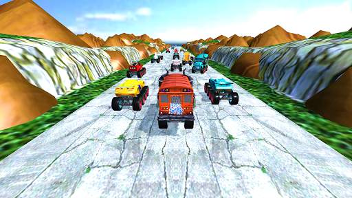 Monster Truck Racing McQueen Traffic Racer Friends screenshot 5