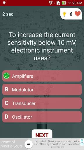 Electronics and Communication Quiz скриншот 5