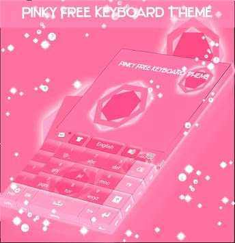 Pinky Free Keyboard Theme screenshot 5