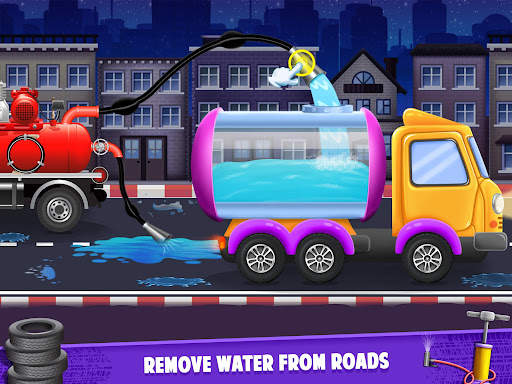 Kids Road Cleaner Truck Game screenshot 4
