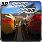 Fast Car Drag Racing  3D icon
