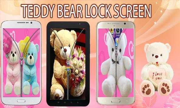 Teddy Bear Zipper Lock screenshot 2