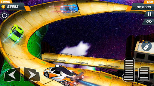 Mega Ramp Car Stunt- Mega Fly Impossible Car Stunt screenshot 4