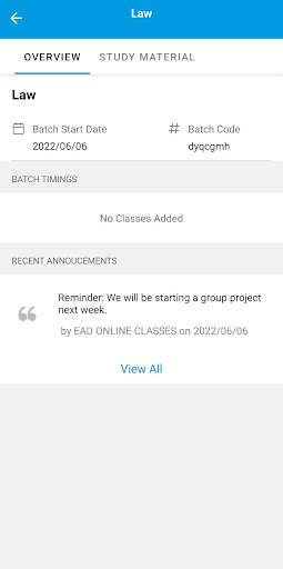 EAD Online Classes screenshot 1