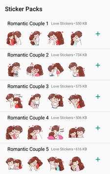 Romantic Couple Stickers screenshot 1