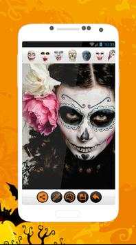 Scary Halloween Face Makeup Photo Editor screenshot 1