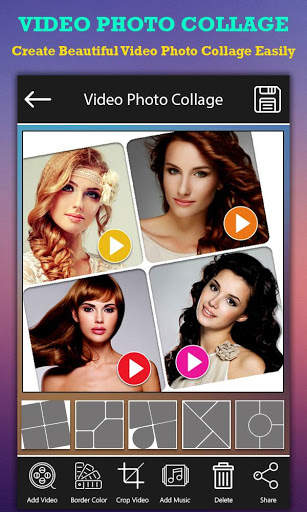 Video Photo Collage : Video Collage with Music screenshot 1