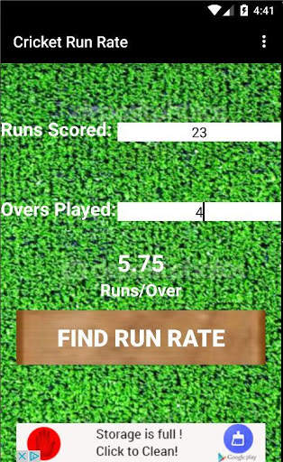 Cricket Run Rate screenshot 3