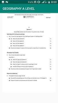 A-level Geography Pastpapers Answers скриншот 5