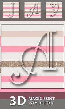 3D Magic Font Style Icon screenshot 6