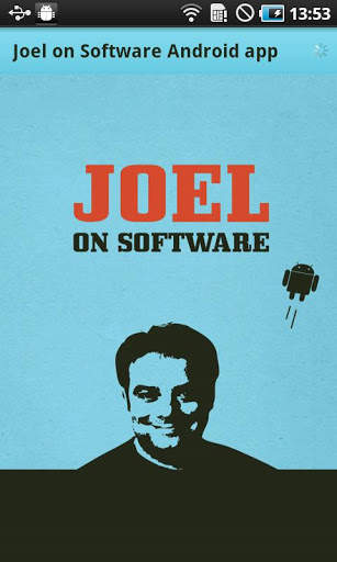 Joel on Software - Android App screenshot 1