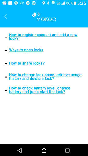 Mokoo smart lock app screenshot 6