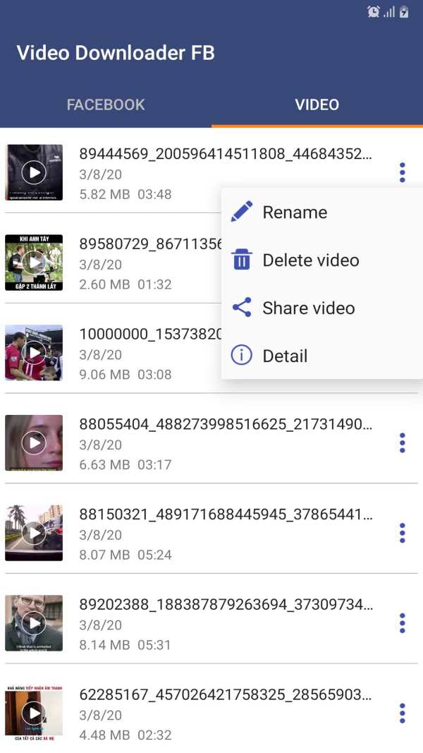 Video Downloader for Facebook screenshot 3