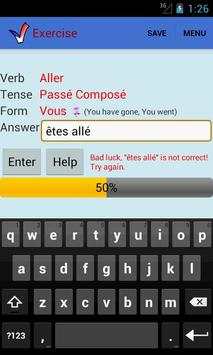 Verbuga French Verbs скриншот 1