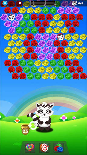 Panda Shooter Rose -New Rose Garden Blossom Crush screenshot 2
