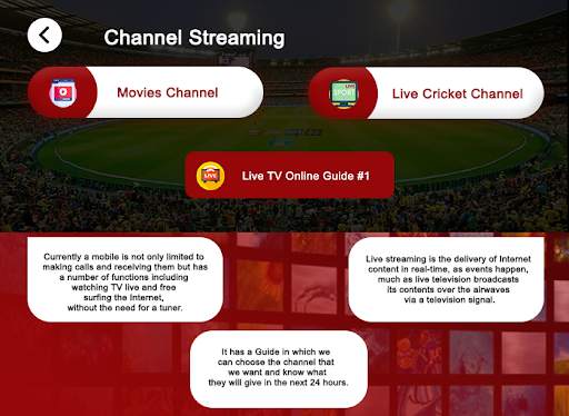 Live Cricket TV Channel Tips स्क्रीनशॉट 4