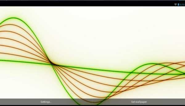 Nexus Neon Wave HD LWP screenshot 11