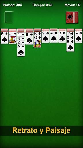 Solitario Spider screenshot 2