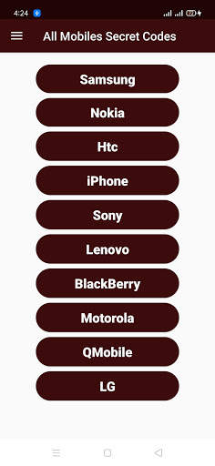 All Mobile Secret Codes 2021 screenshot 1