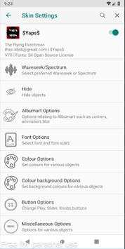 Poweramp V3 skin Yaps screenshot 6