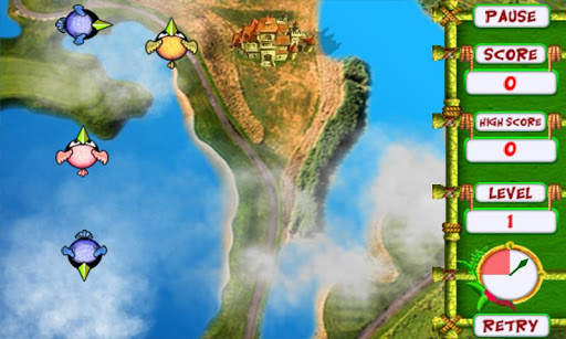 King Bird Fling Puzzle Game screenshot 2