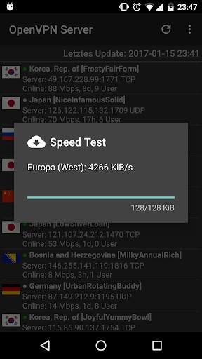 VPN Servers für OpenVPN screenshot 3