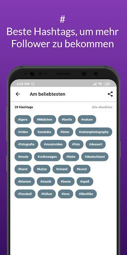 Hashtags - Die besten deutschen Instagram-Hashtags screenshot 4