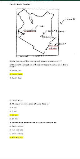 Kcpe Social Studies Revision screenshot 7