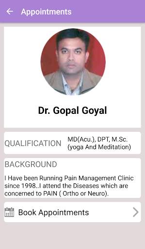 Dr. Goyal's Physiotherapy screenshot 5
