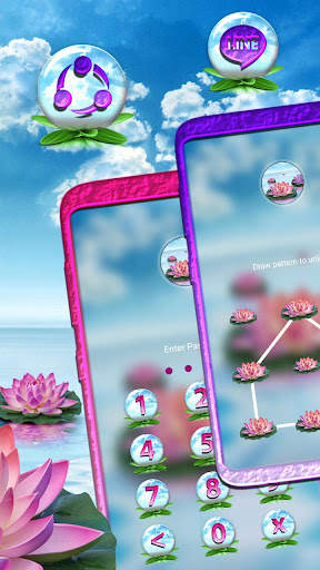 Blue Ocean Lotus Launcher screenshot 5