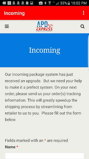 APO Express screenshot 4