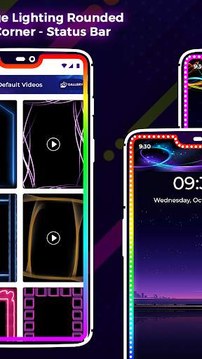 Edge Lighting Rounded Corner - Status Bar screenshot 5