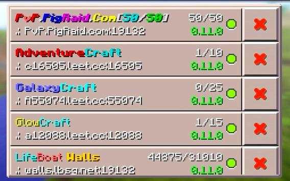 Servers for Minecraft PE 0.17.0 screenshot 1