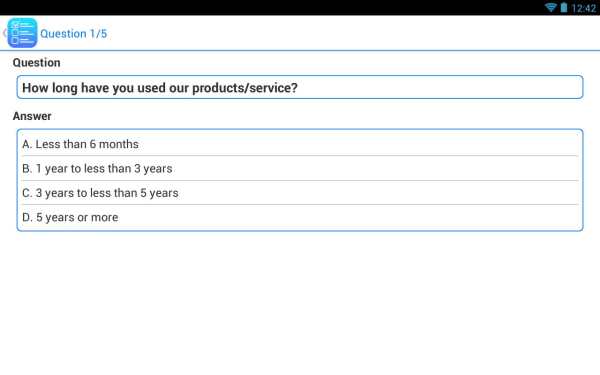Survey App Lite screenshot 6