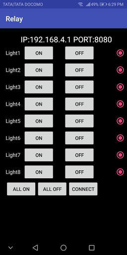 RDL 8 Channel WiFi Relay Application v 4.0 screenshot 3