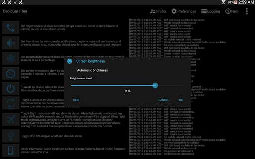 DroidSet Free screenshot 18