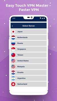 Easy Touch VPN Master - Faster VPN screenshot 4