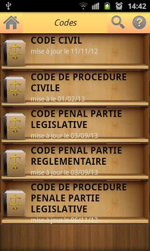 Code Civil et Pénal screenshot 2