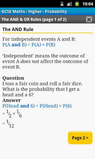GCSE Maths Probability screenshot 4