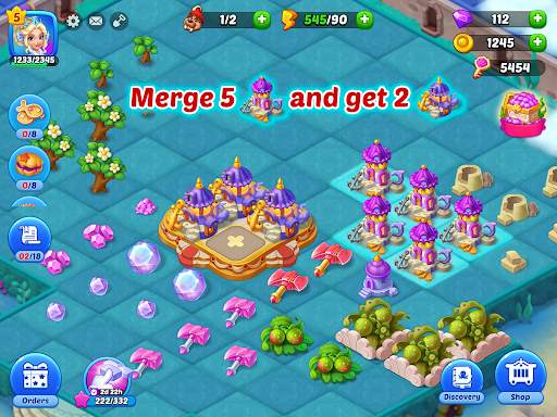 Merge Legend-Atlantis Mermaid screenshot 14