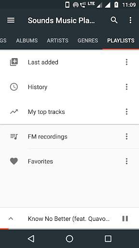 Sounds Music Player screenshot 2