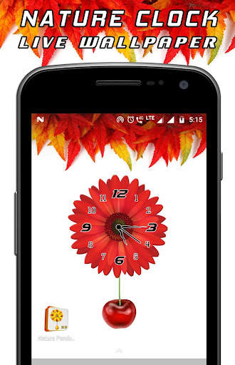 Nature Clock Live wallpaper screenshot 5