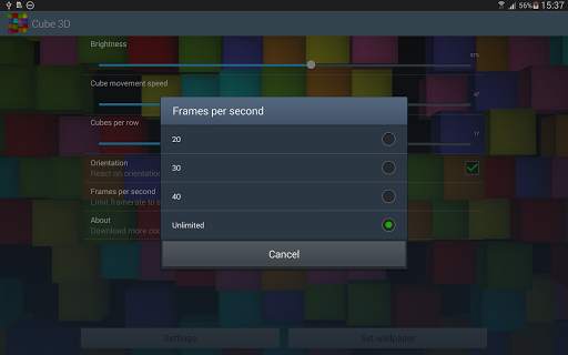 Cube 3D: Live Wallpaper screenshot 21